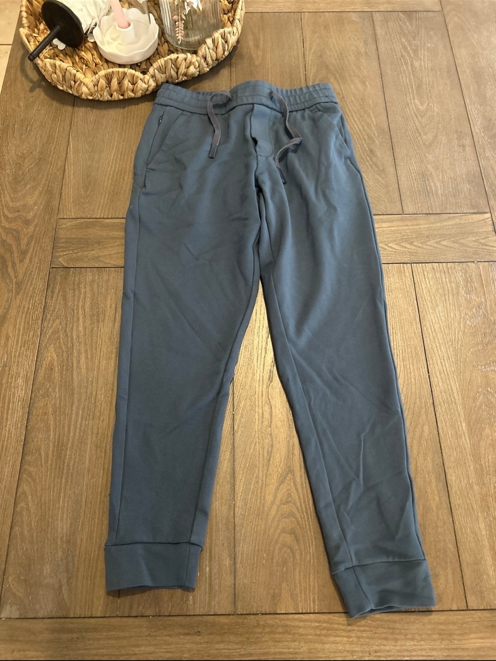 Bonobos Slate Blue Drawstring Joggers